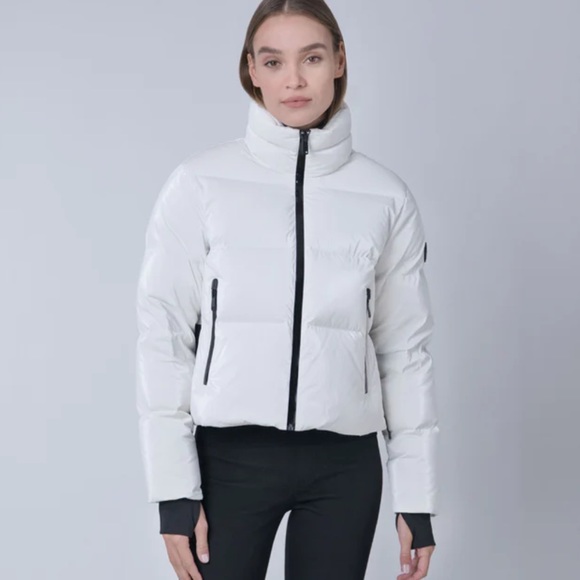 Marc New York - Faux Leather Puffer Coat - MRSP $200 - Picture 2 of 5